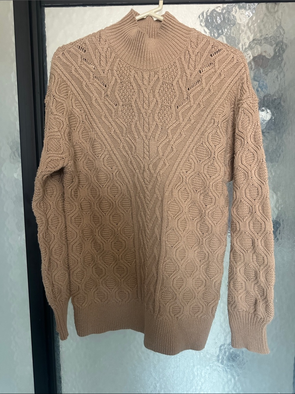 Talbots Women’s Turtleneck Sweater in Light Brown